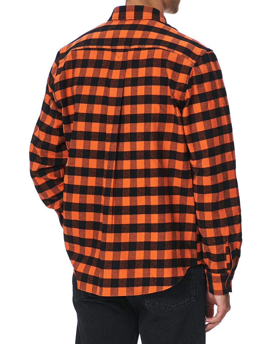Hombres | Camisas | KENZO | Flannel Shirt Orange Check