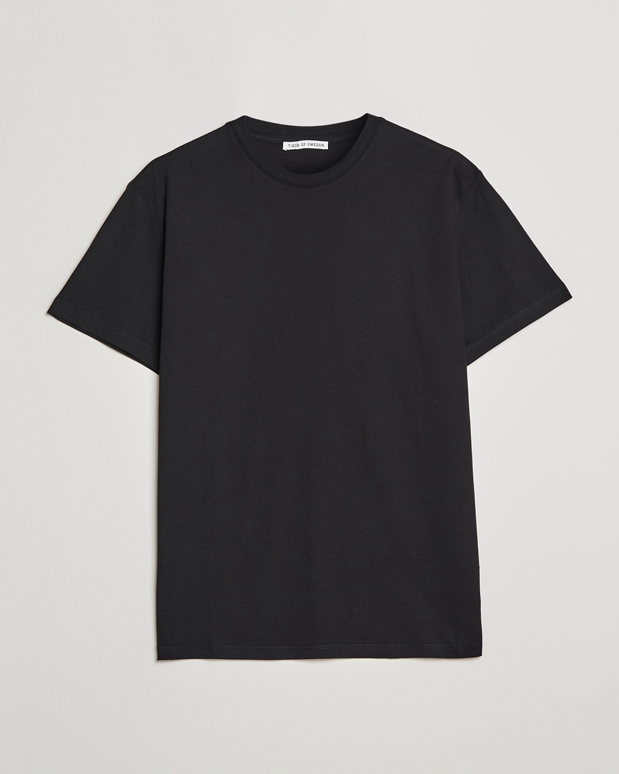 Hombres | Camisetas | Tiger of Sweden | Dillan Cotton Tee Black