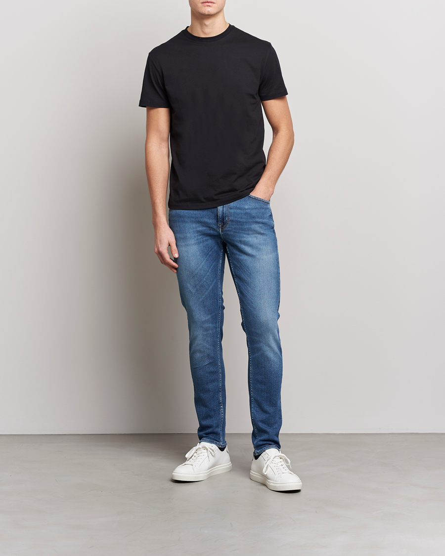 Hombres | Camisetas | Tiger of Sweden | Dillan Cotton Tee Black