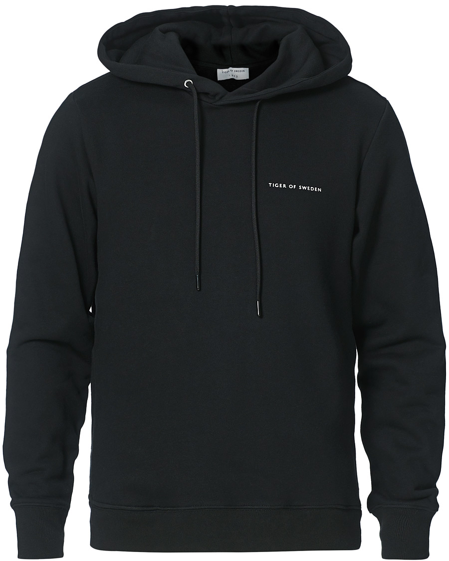 Hombres | Jerséis y prendas de punto | Tiger of Sweden | Dominick Cotton Hoodie Black