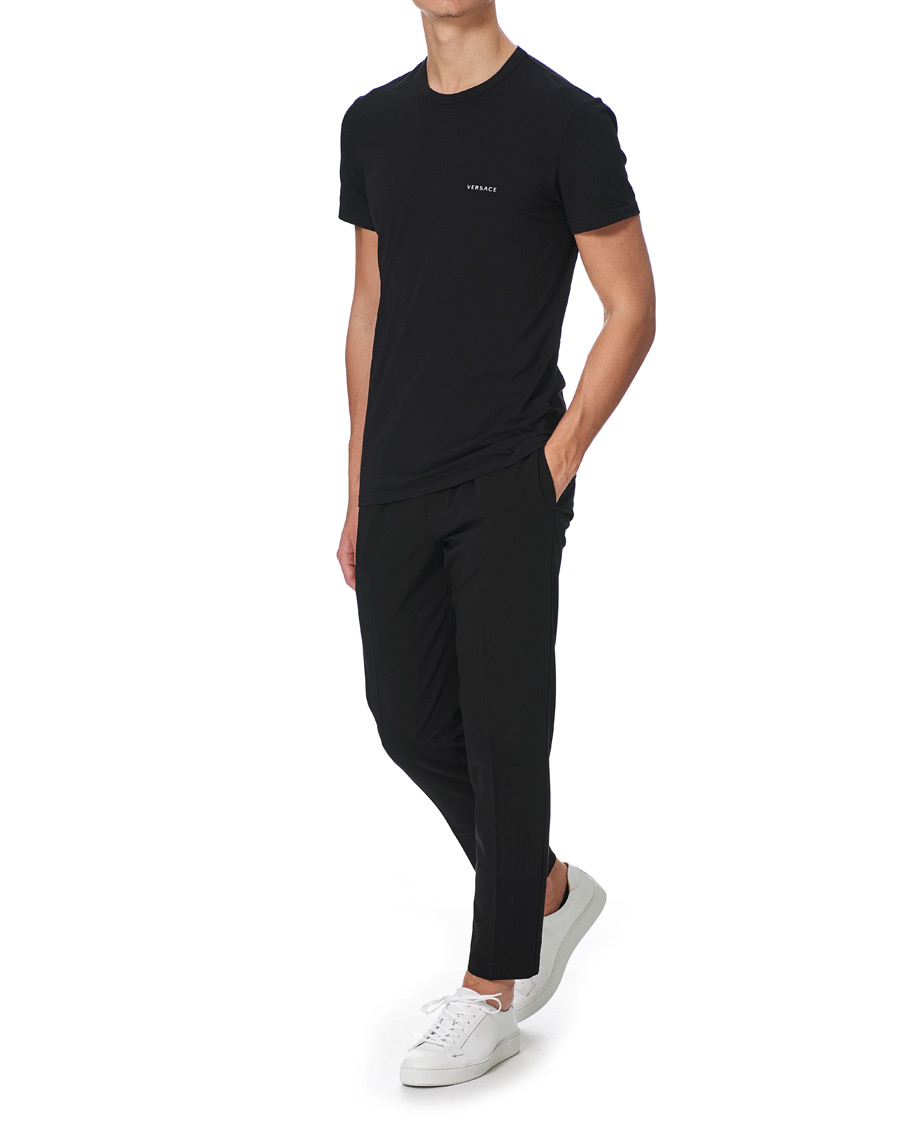 Hombres | Camisetas | Versace | Logo Tee Black