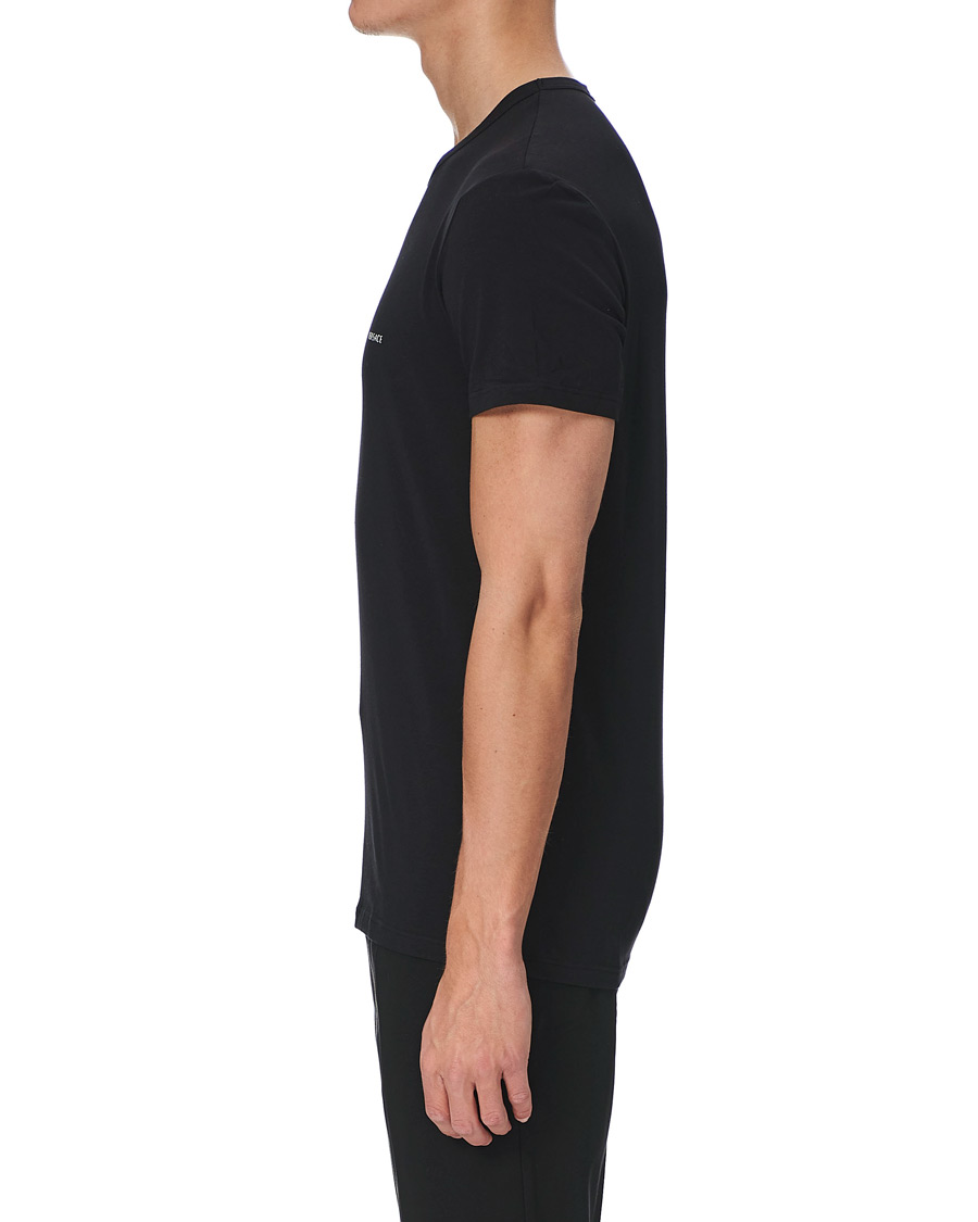 Hombres | Camisetas | Versace | Logo Tee Black