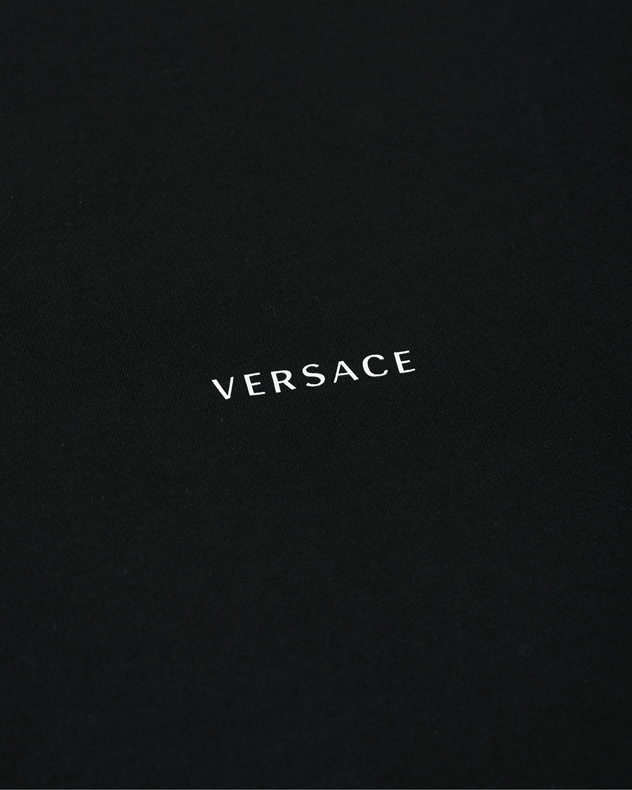 Hombres | Camisetas | Versace | Logo Tee Black