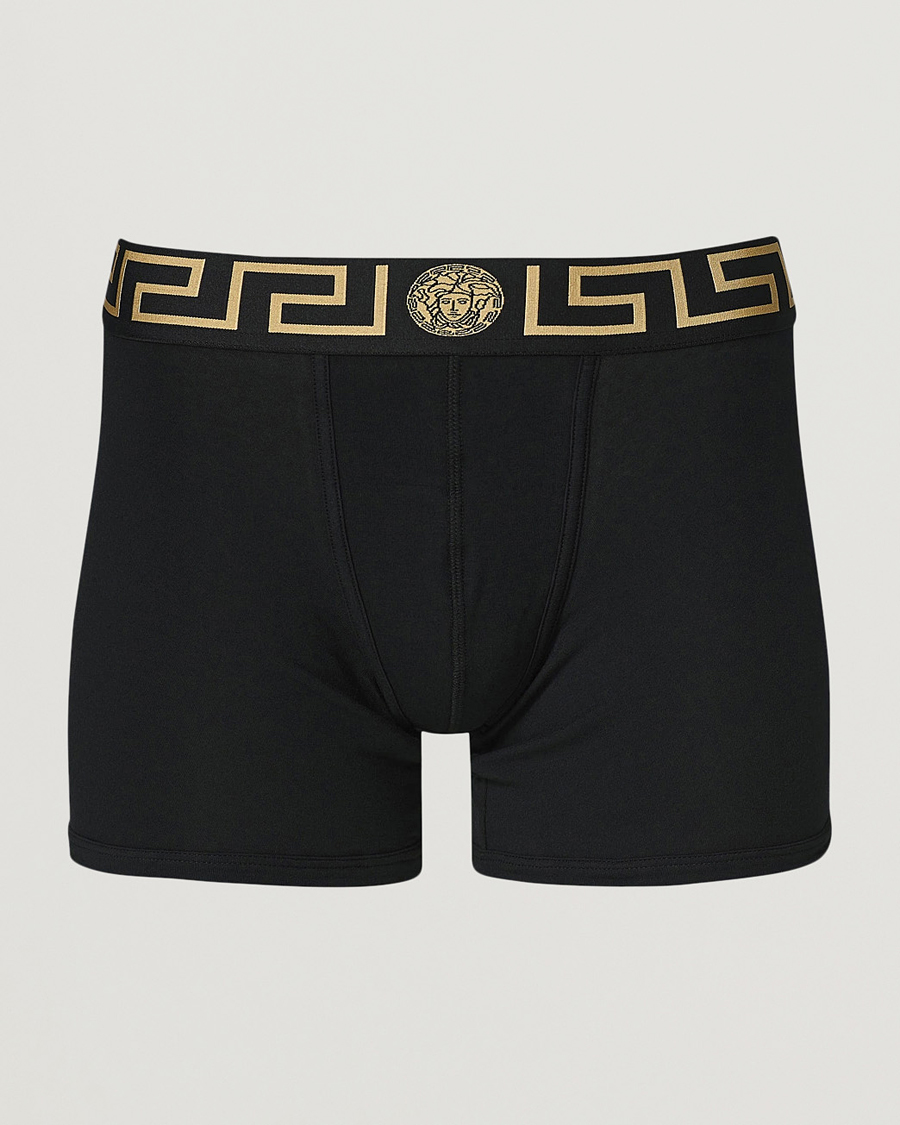 Hombres | Ropa interior y calcetines | Versace | Greca Boxer Briefs Black