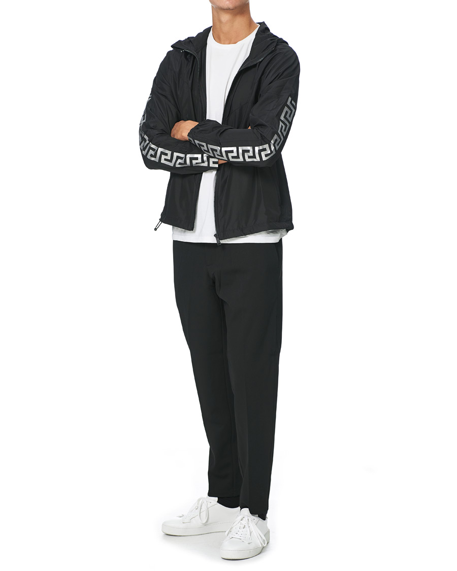 Hombres | Abrigos y chaquetas | Versace | Monogram Hooded Jacket Black