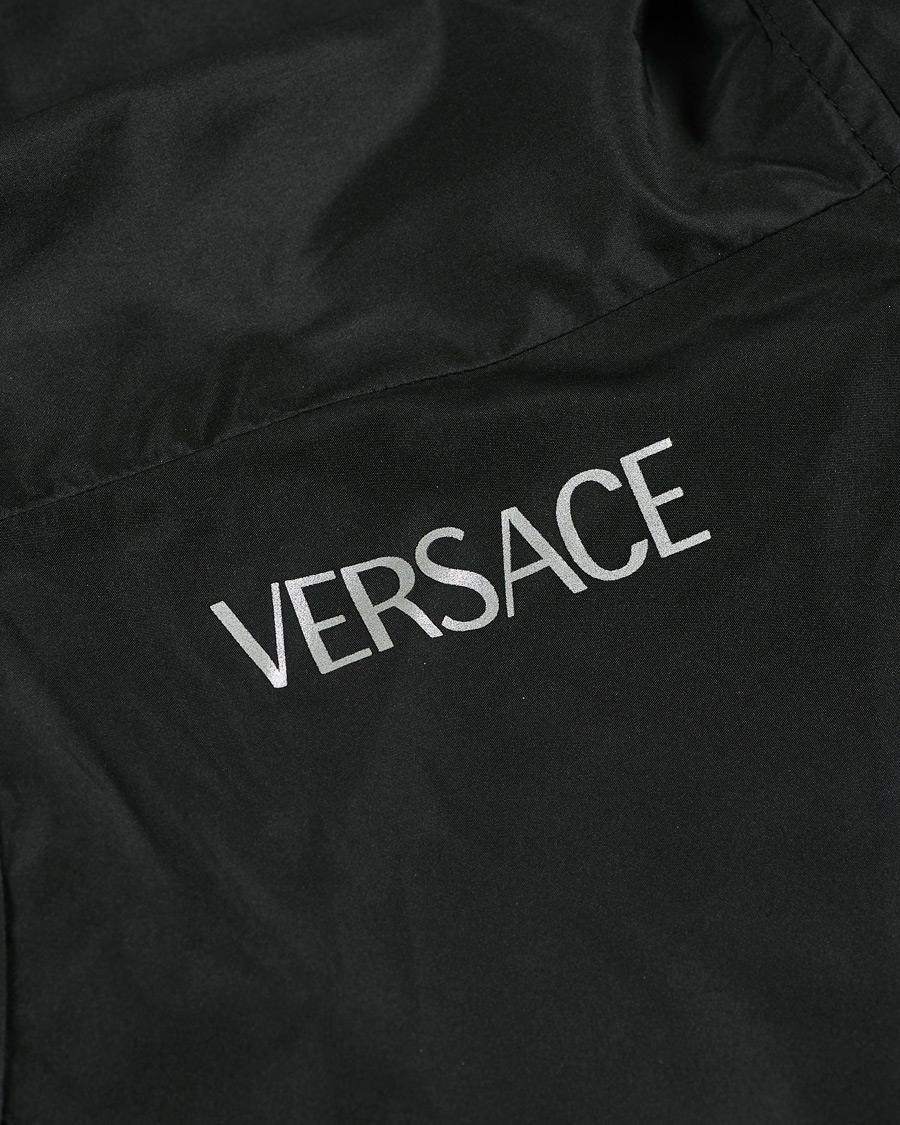 Hombres | Abrigos y chaquetas | Versace | Monogram Hooded Jacket Black