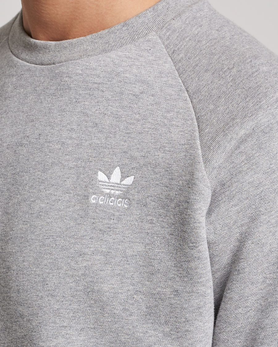 Hombres | Jerséis y prendas de punto | adidas Originals | Essential Trefoil Sweatshirt Grey