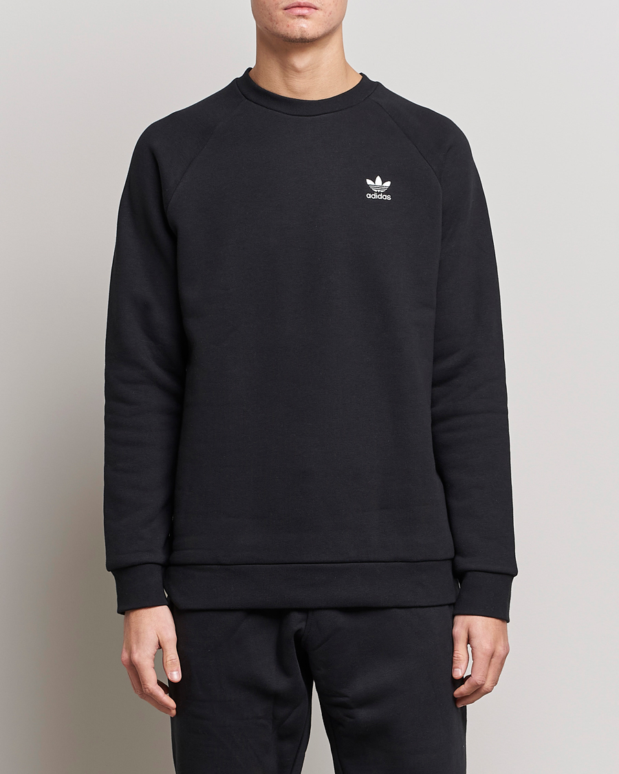 Hombres | Ropa | adidas Originals | Essential Trefoil Sweatshirt Black