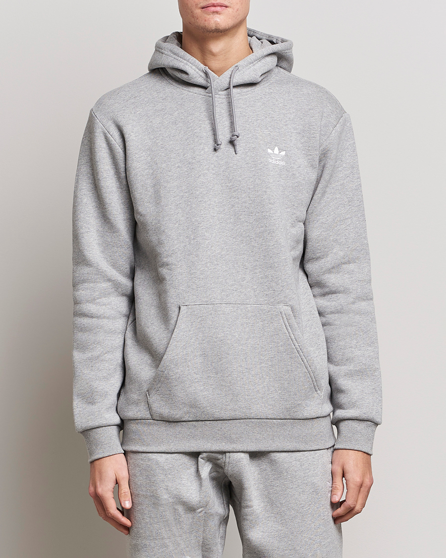 Hombres | Jerséis y prendas de punto | adidas Originals | Essential Hoodie Grey Melange