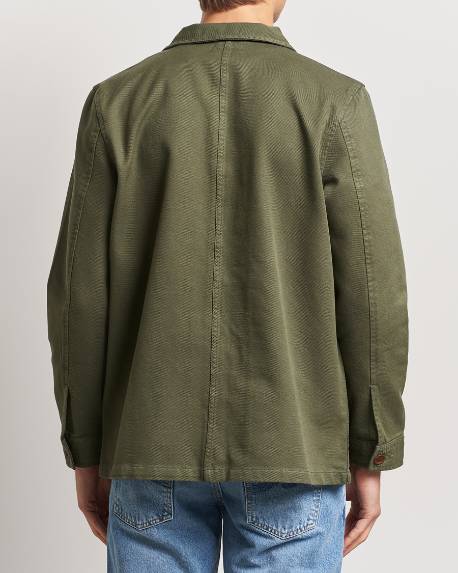 Hombres | Camisas | Nudie Jeans | Barney Worker Overshirt Olive