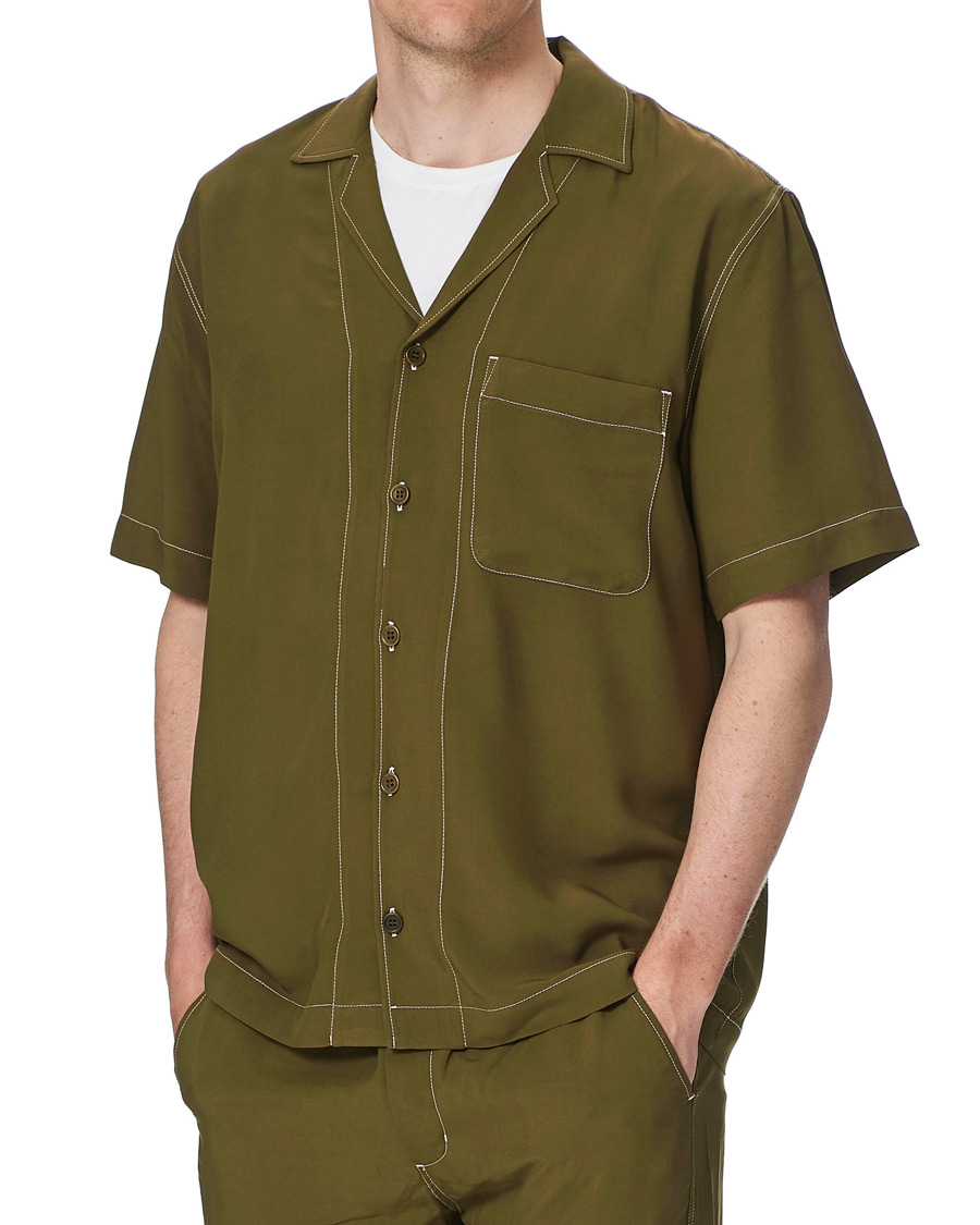 Hombres | Camisas | CDLP | Pool Shirt Olive