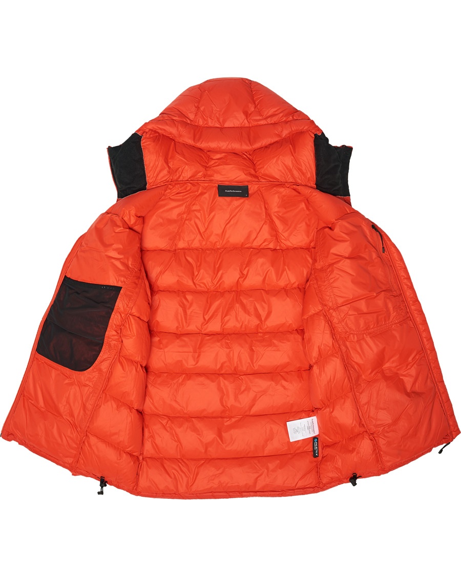 Hombres | Abrigos y chaquetas | Peak Performance | Frost Down Hooded Jacket Racing Red