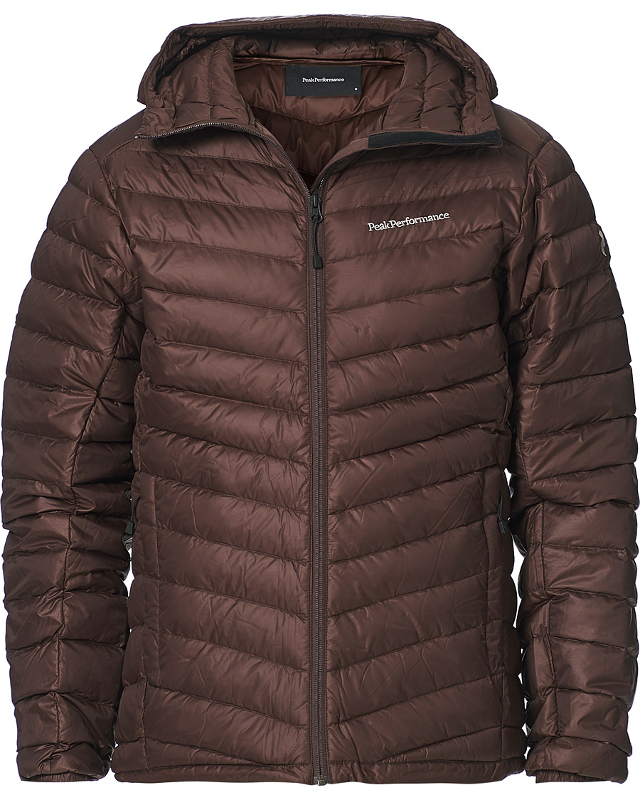 Hombres | Abrigos y chaquetas | Peak Performance | Frost Liner Down Hooded Jacket Ridge Rock