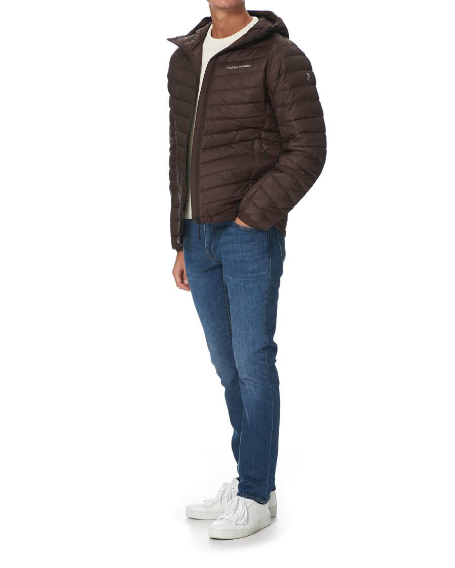Hombres | Abrigos y chaquetas | Peak Performance | Frost Liner Down Hooded Jacket Ridge Rock