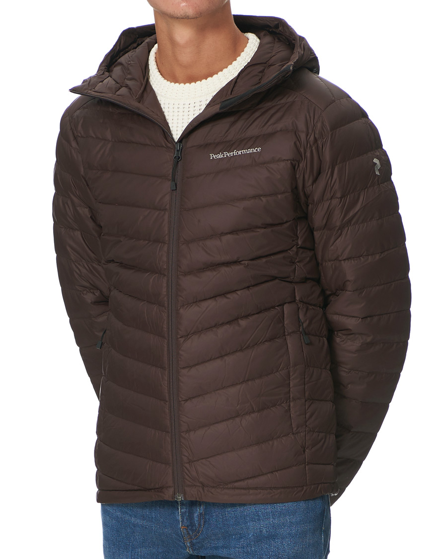 Hombres | Abrigos y chaquetas | Peak Performance | Frost Liner Down Hooded Jacket Ridge Rock