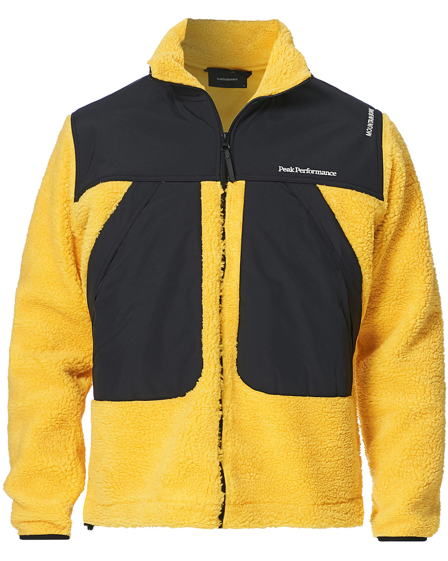 Hombres | Abrigos y chaquetas | Peak Performance | Vipe 95 Pile Jacket Trek Yellow