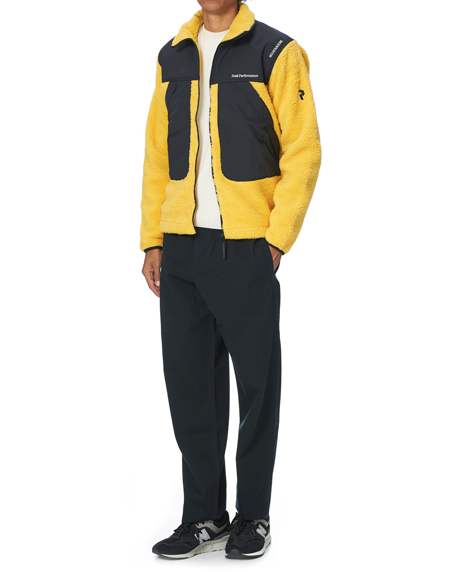 Hombres | Abrigos y chaquetas | Peak Performance | Vipe 95 Pile Jacket Trek Yellow