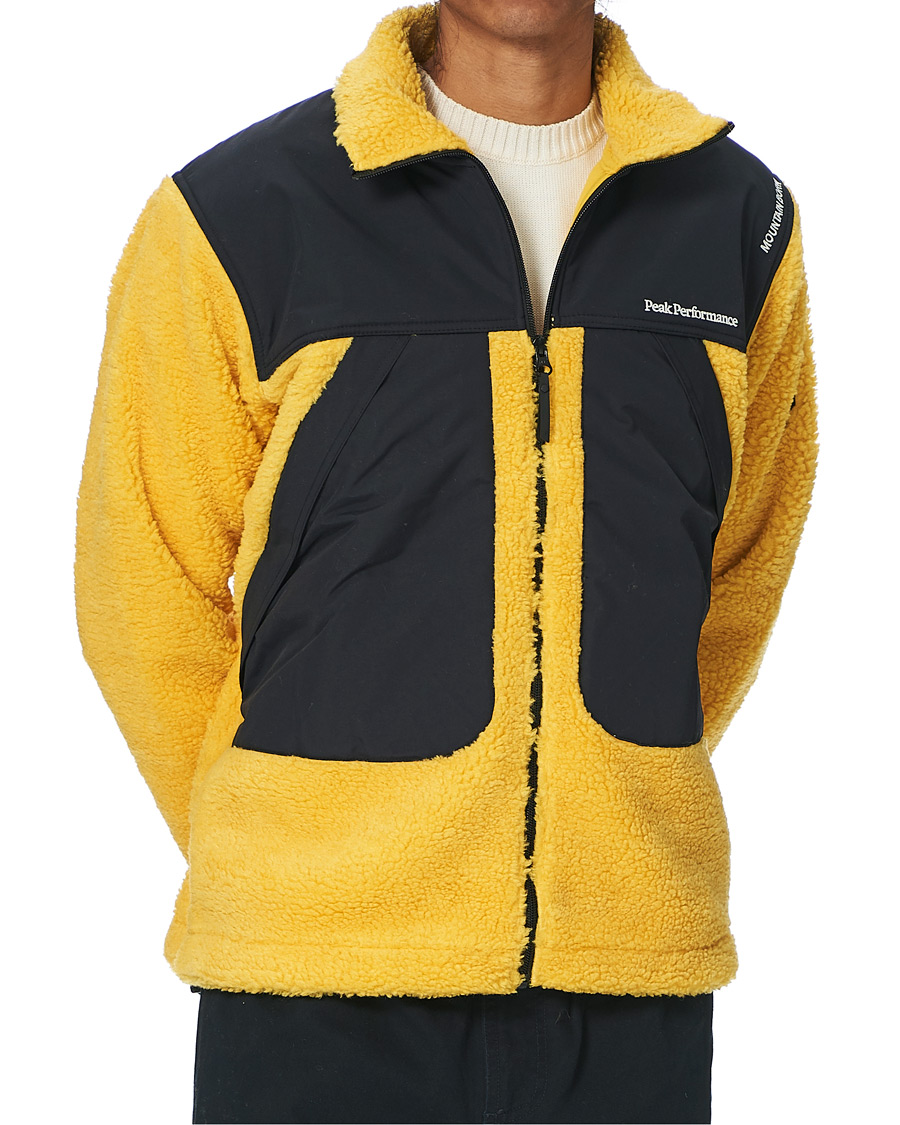 Hombres | Abrigos y chaquetas | Peak Performance | Vipe 95 Pile Jacket Trek Yellow