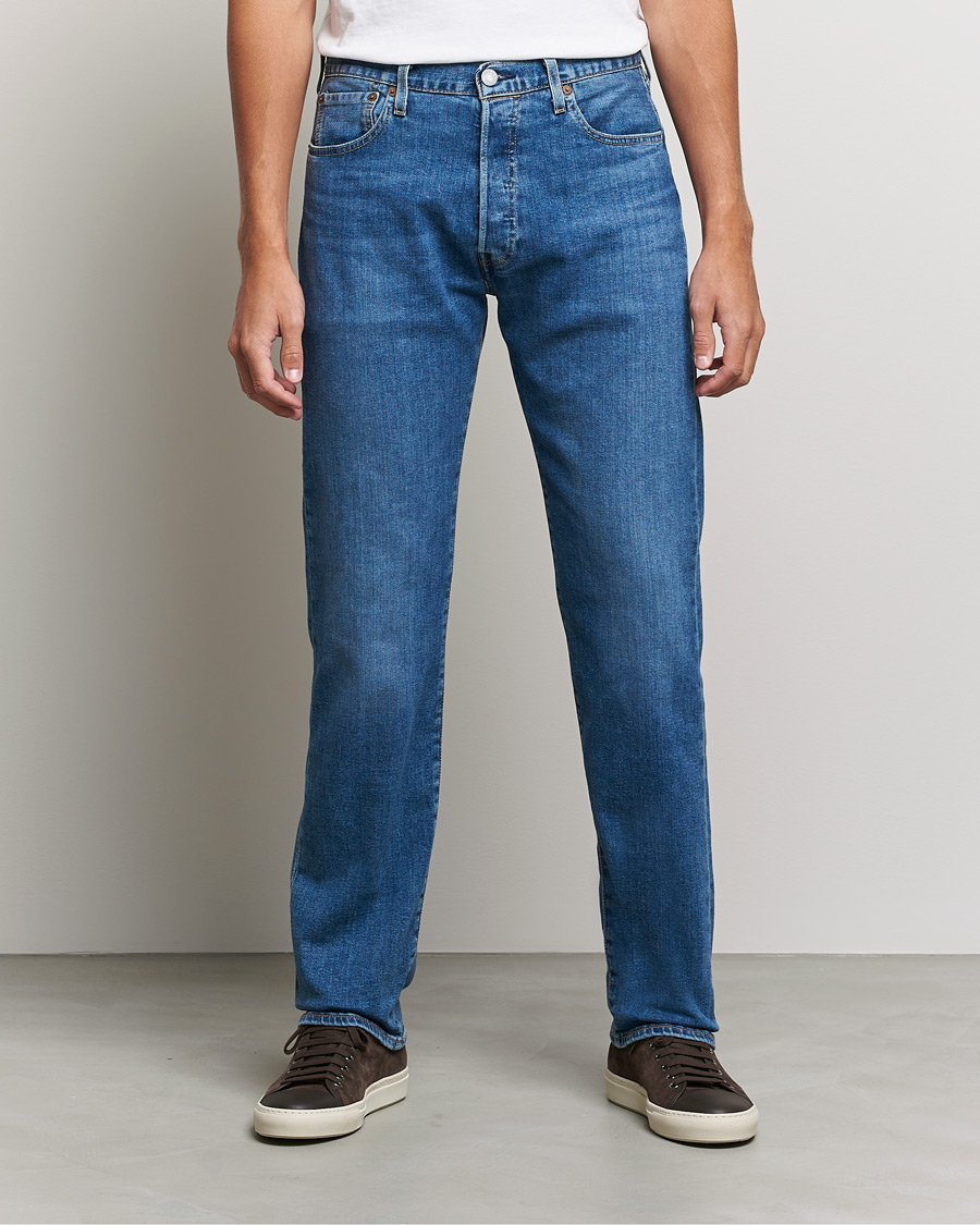 Hombres | Vaqueros | Levi's | 501 Original Fit Stretch Jeans Bulldog Indigo Mask