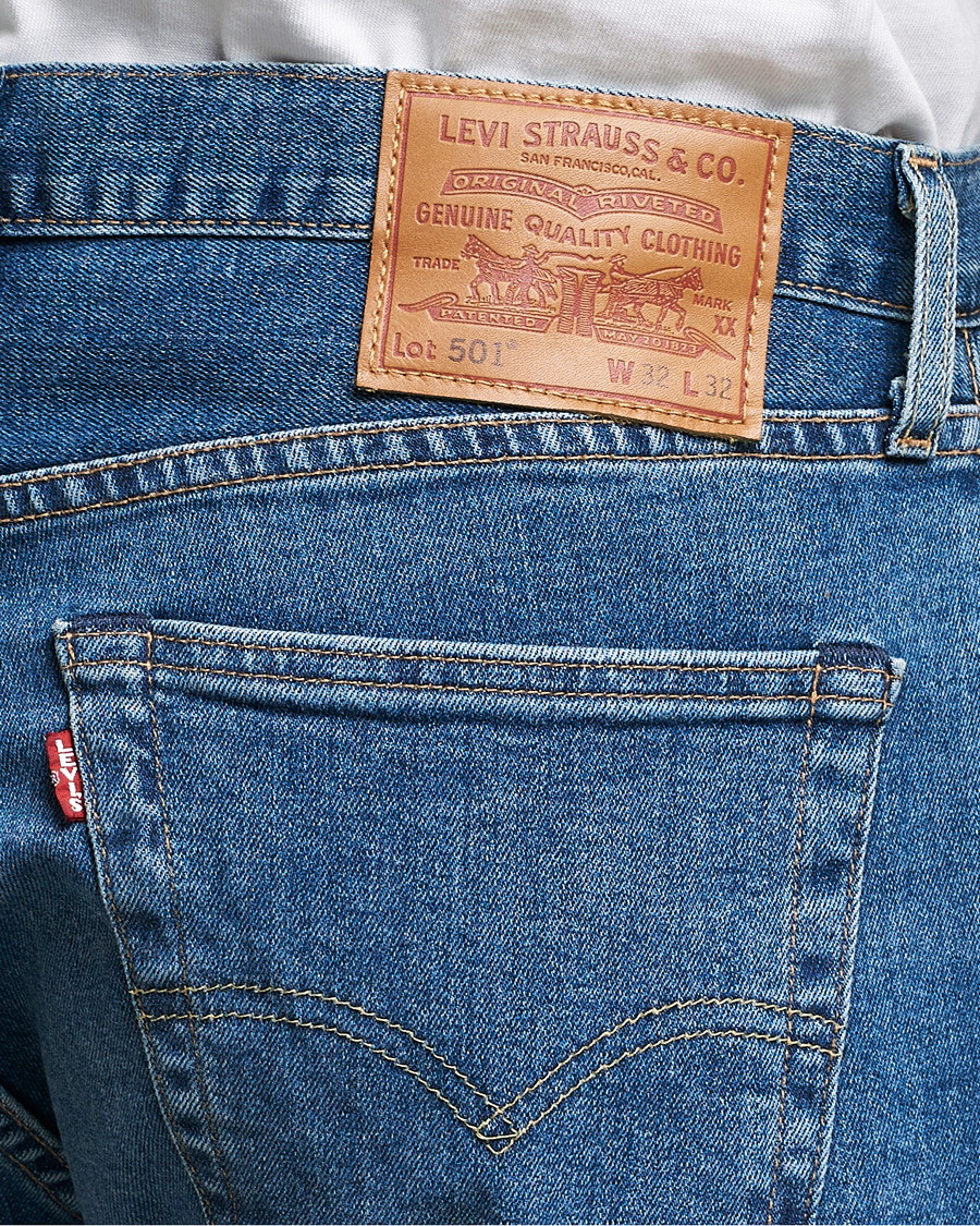 Hombres | Vaqueros | Levi's | 501 Original Fit Stretch Jeans Bulldog Indigo Mask