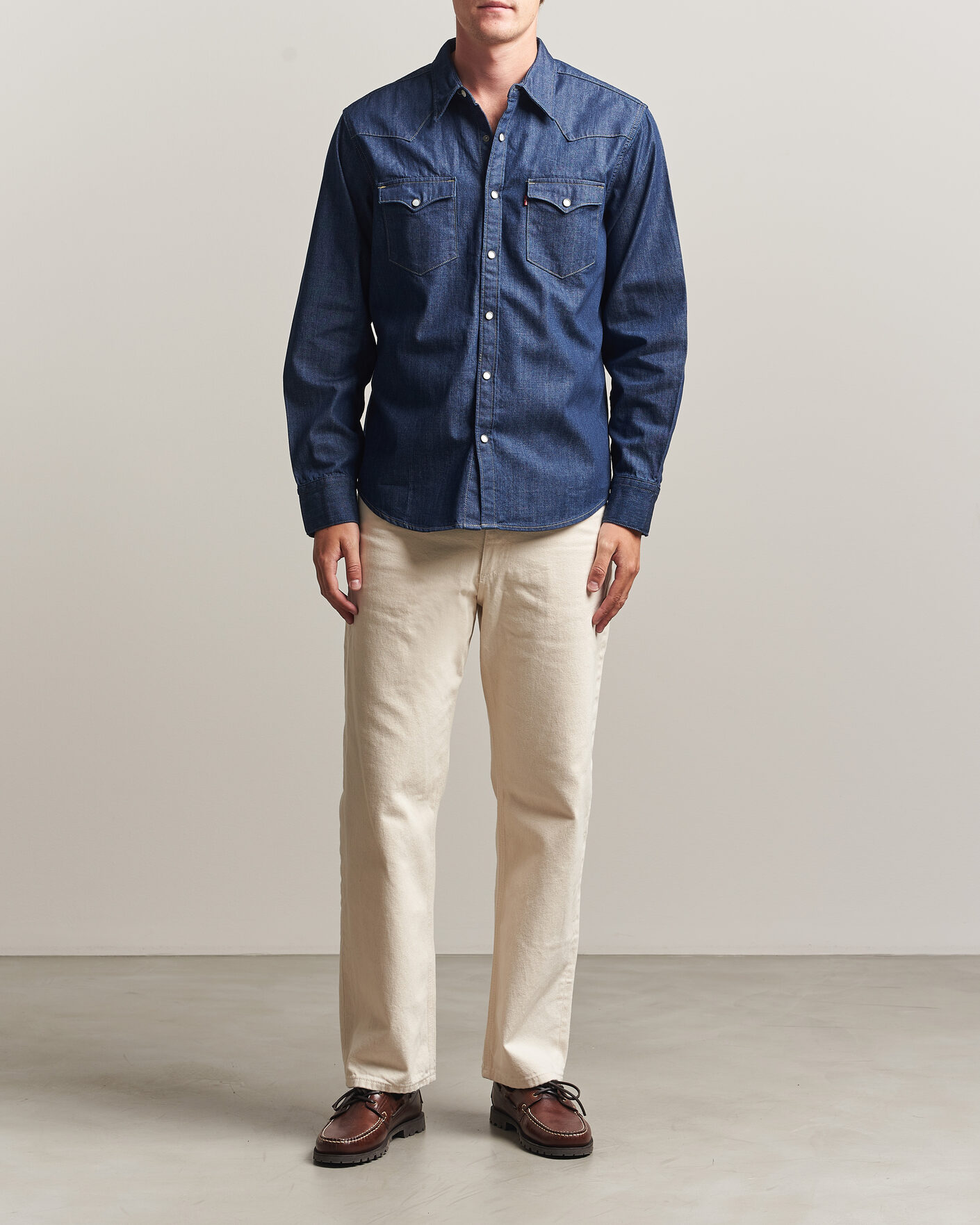 Hombres | Camisas | Levi's | Barstow Western Standard Shirt Rinse Marbled