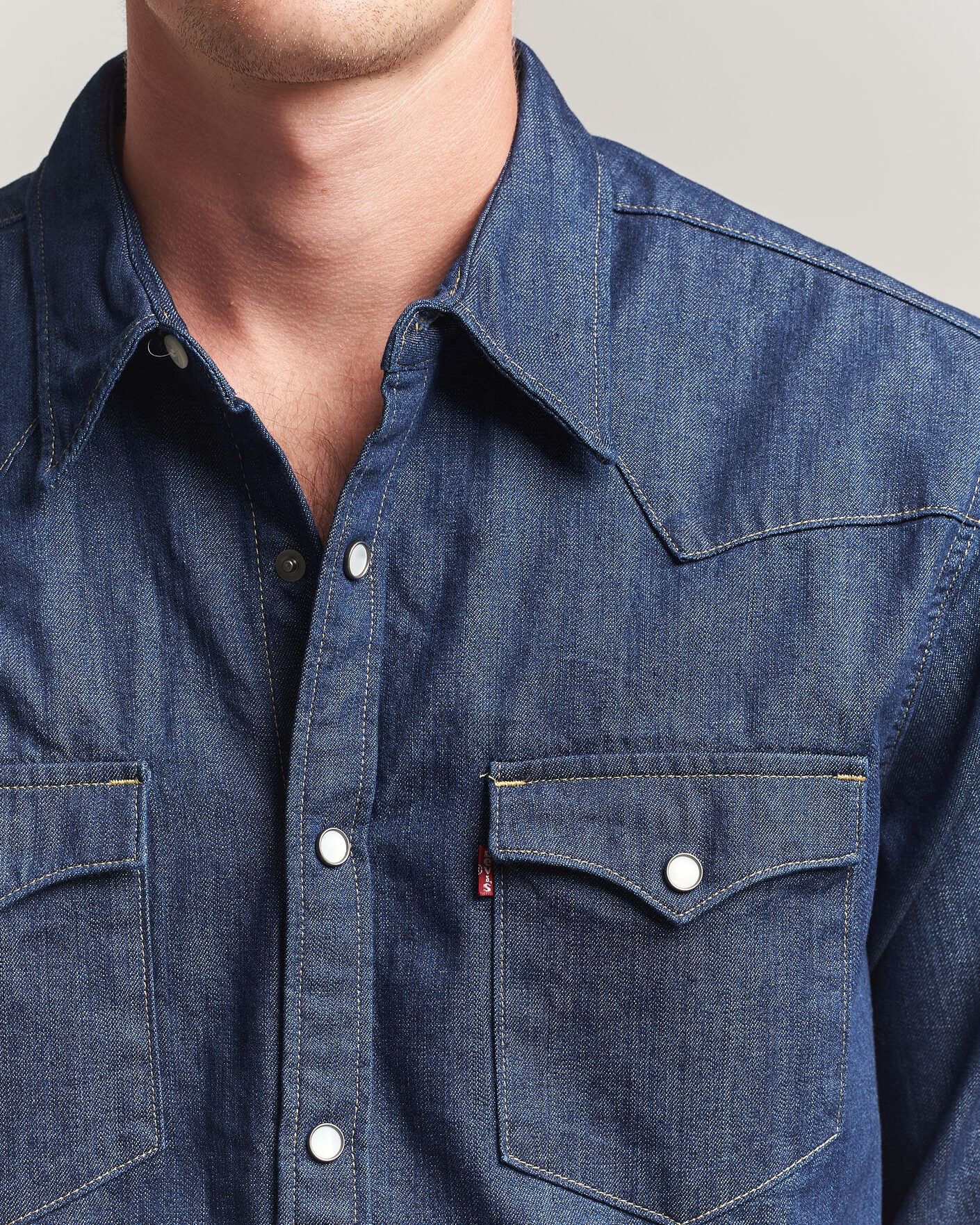 Hombres | Camisas | Levi's | Barstow Western Standard Shirt Rinse Marbled