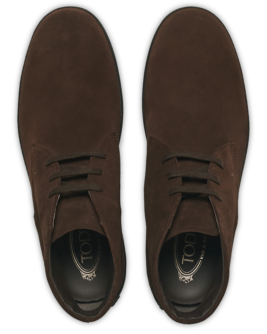 Hombres | Tod's Winter Gommini Boots Dark Brown Suede | Tod's | Winter Gommini Boots Dark Brown Suede