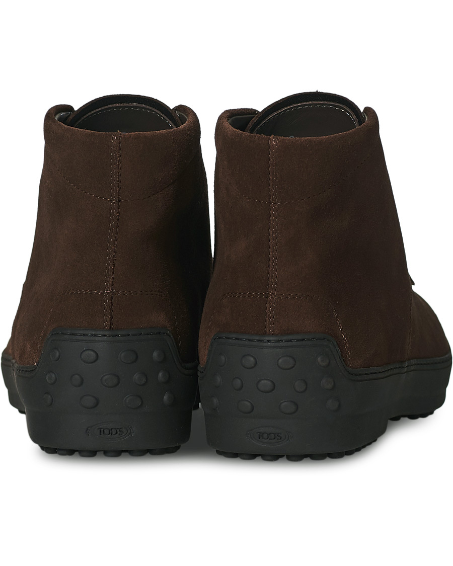 Hombres | Tod's Winter Gommini Boots Dark Brown Suede | Tod's | Winter Gommini Boots Dark Brown Suede