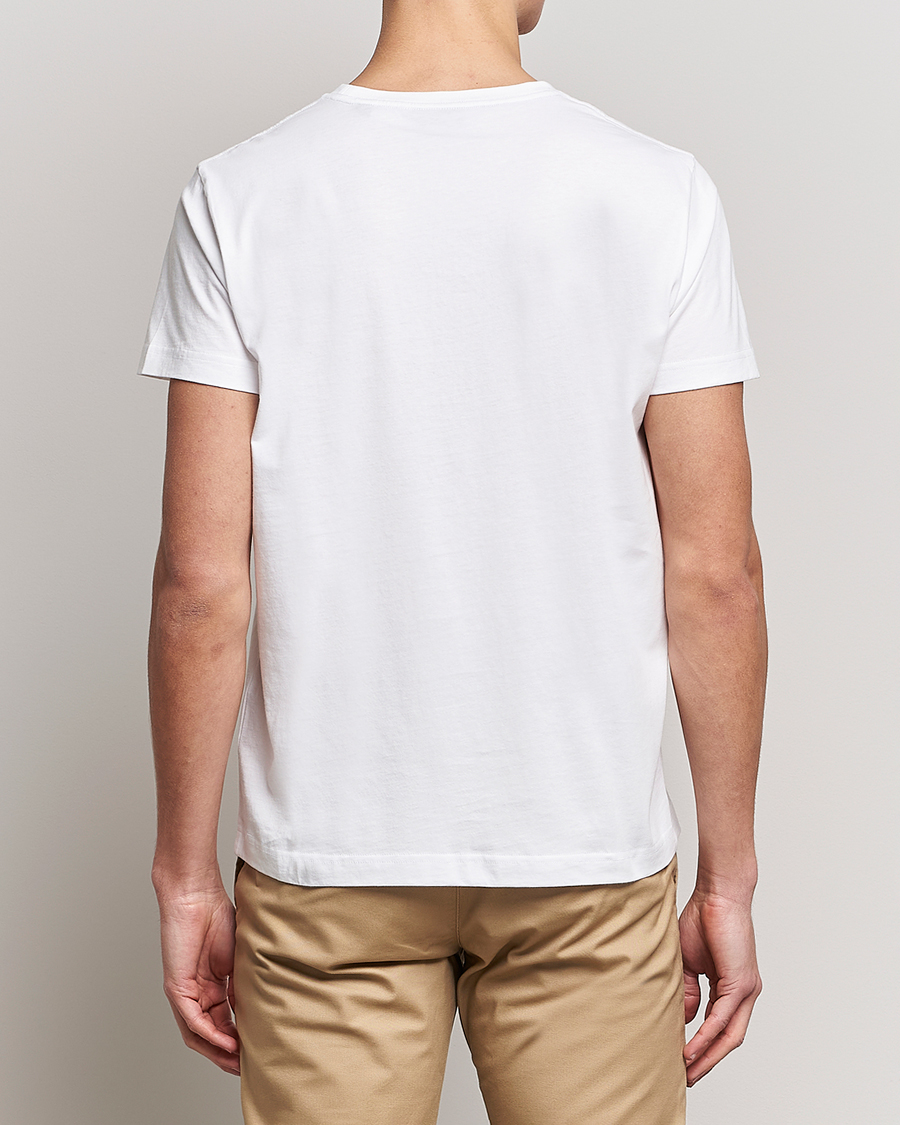 Hombres | Camisetas | GANT | Archive Shield Logo Crew Neck Tee White