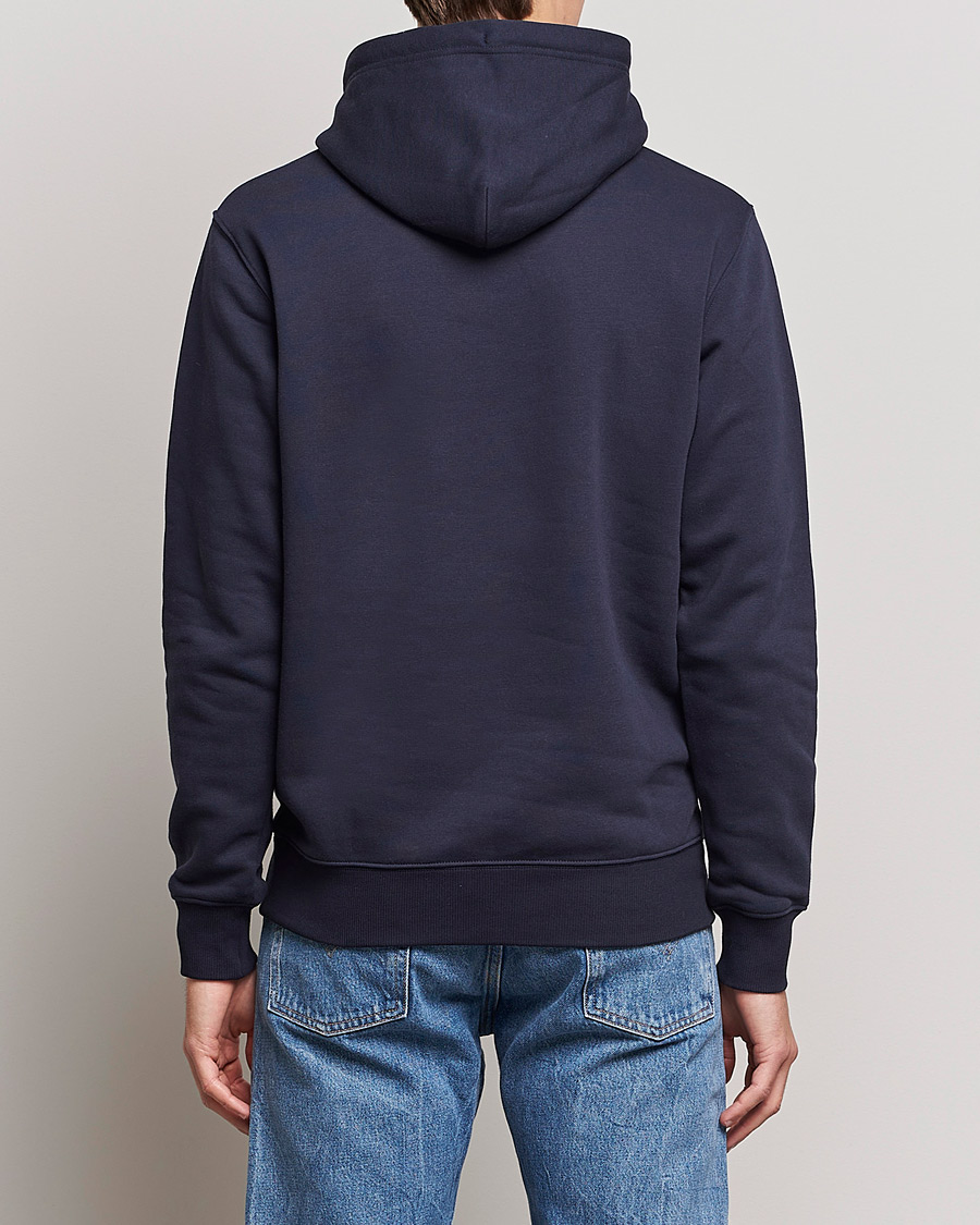 Hombres | Jerséis y prendas de punto | GANT | Original Shield Logo Hoodie Evening Blue