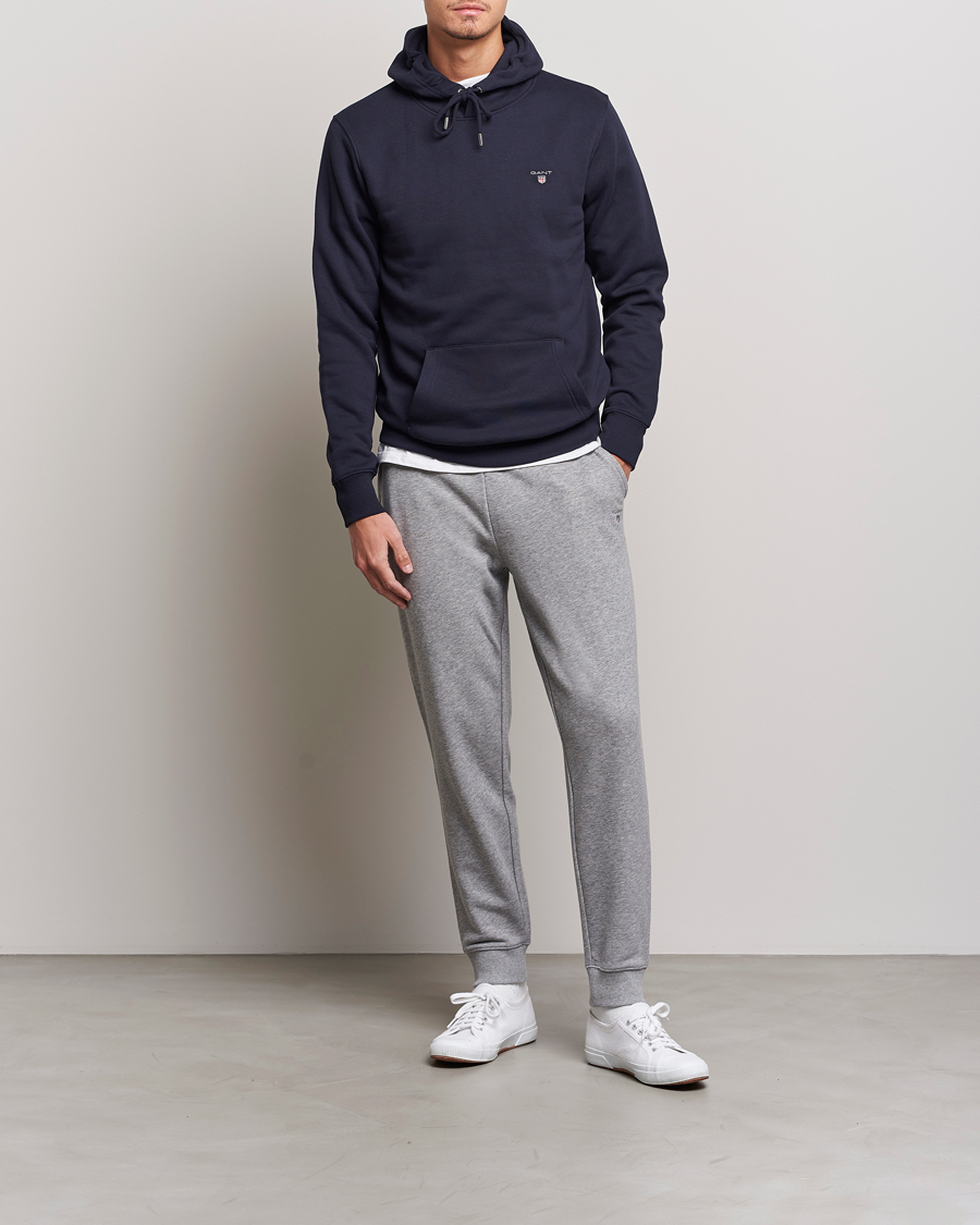 Hombres | Pantalones | Gant | Original Sweatpants Grey Melange