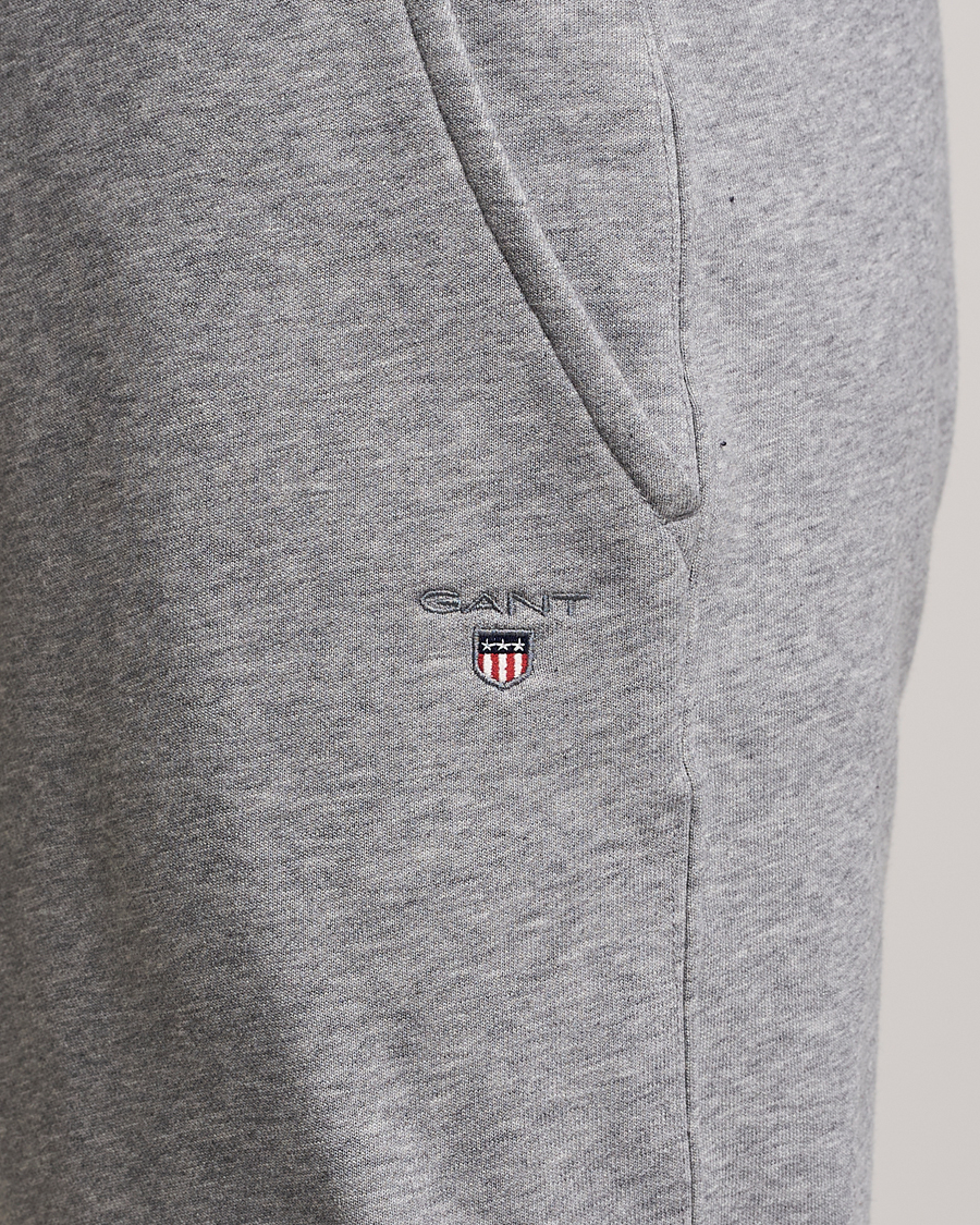 Hombres | Pantalones | Gant | Original Sweatpants Grey Melange