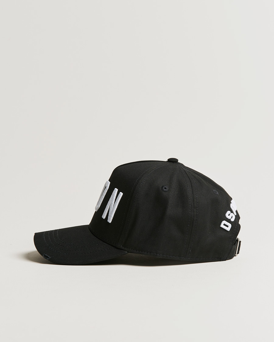 Hombres | Dsquared2 Icon Baseball Cap Black/White | Dsquared2 | Icon Baseball Cap Black/White