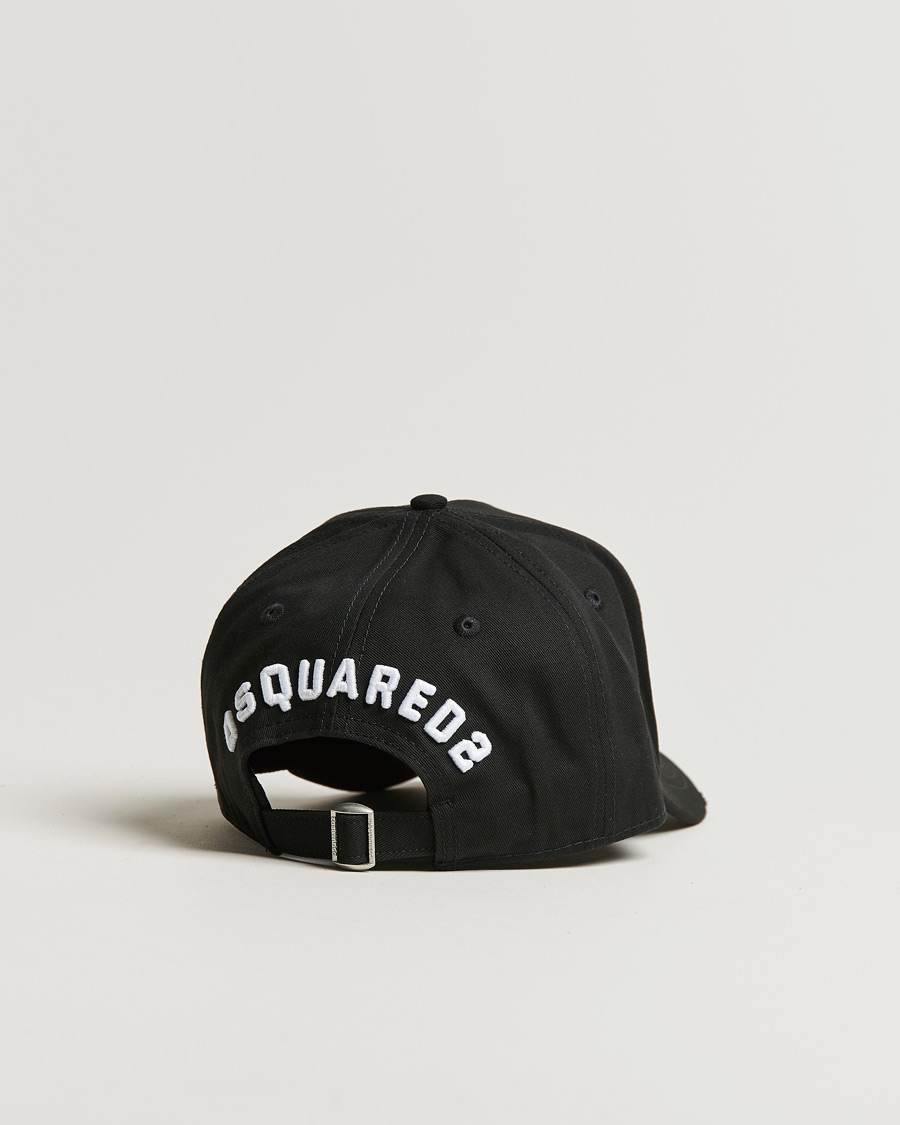 Hombres | Dsquared2 Icon Baseball Cap Black/White | Dsquared2 | Icon Baseball Cap Black/White