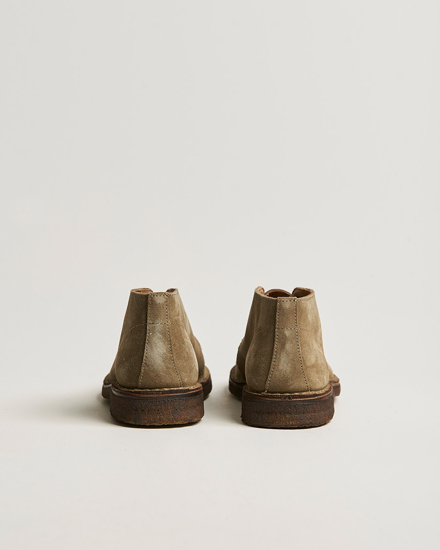 Hombres | Botas | Drake's | Crosby Moc-Toe Suede Chukka Boots Sand
