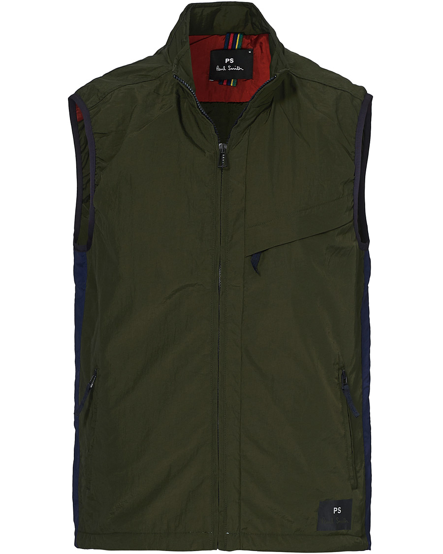 Hombres | Abrigos y chaquetas | PS Paul Smith | Nylon Gilet Olive