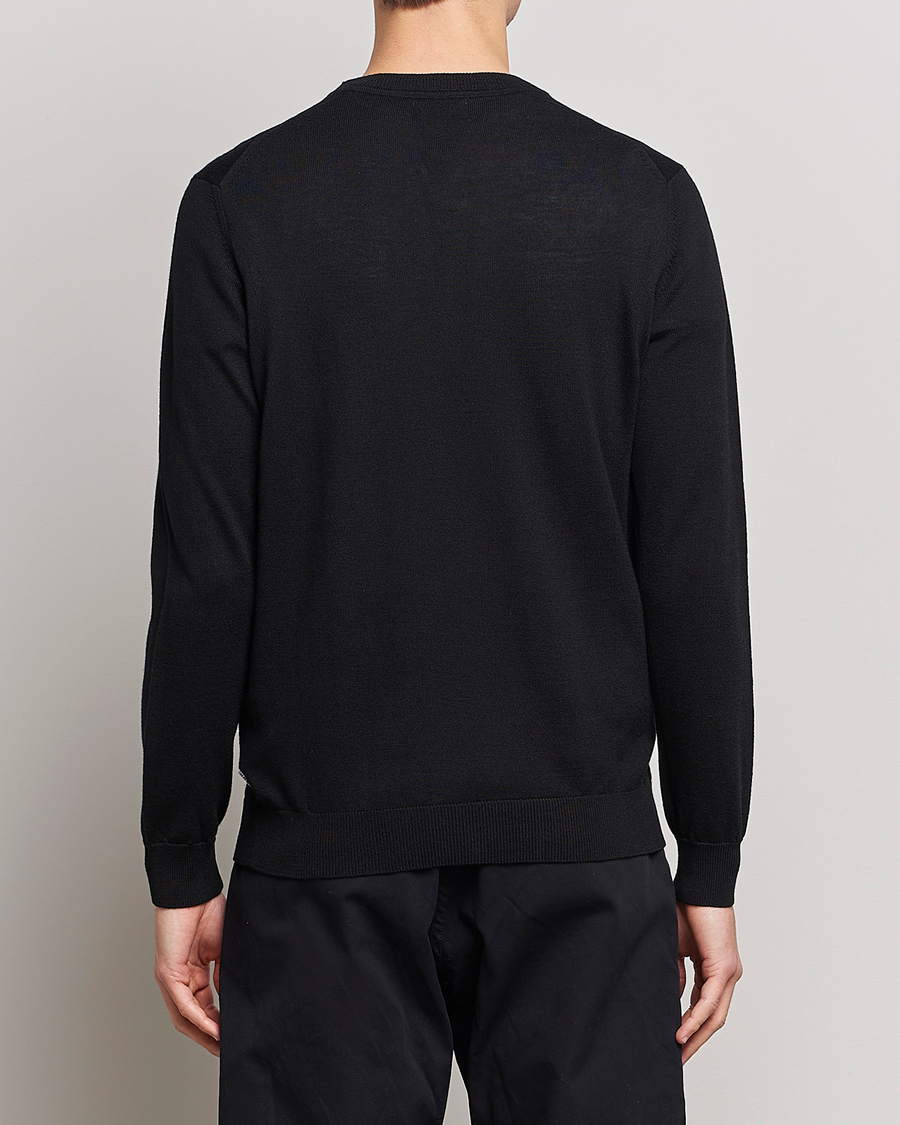 Hombres | Jerséis y prendas de punto | NN07 | Ted Merino Crew Neck Pullover Black