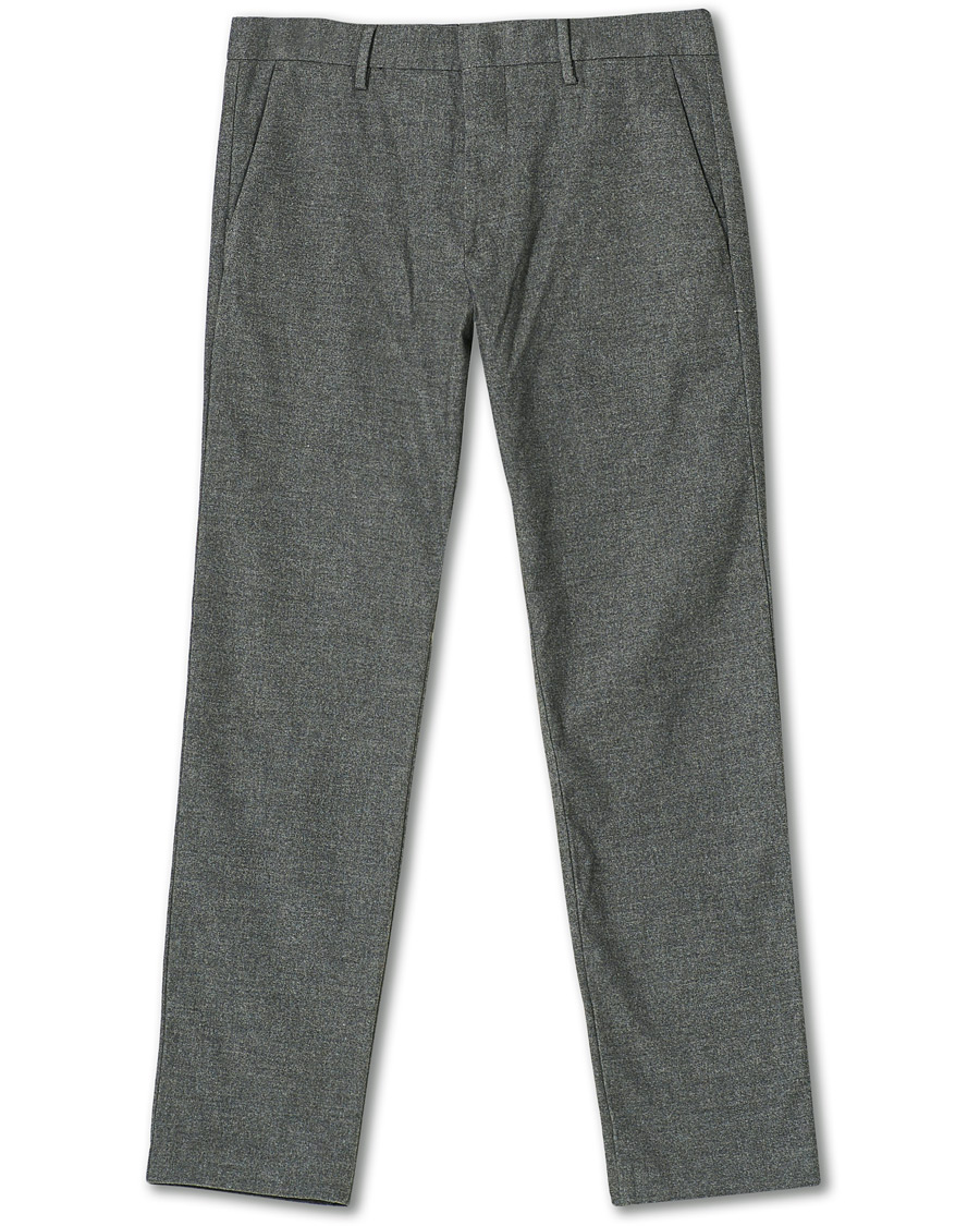 Hombres | Pantalones | NN07 | Theo Regular Fit Brushed Cotton Chinos Grey
