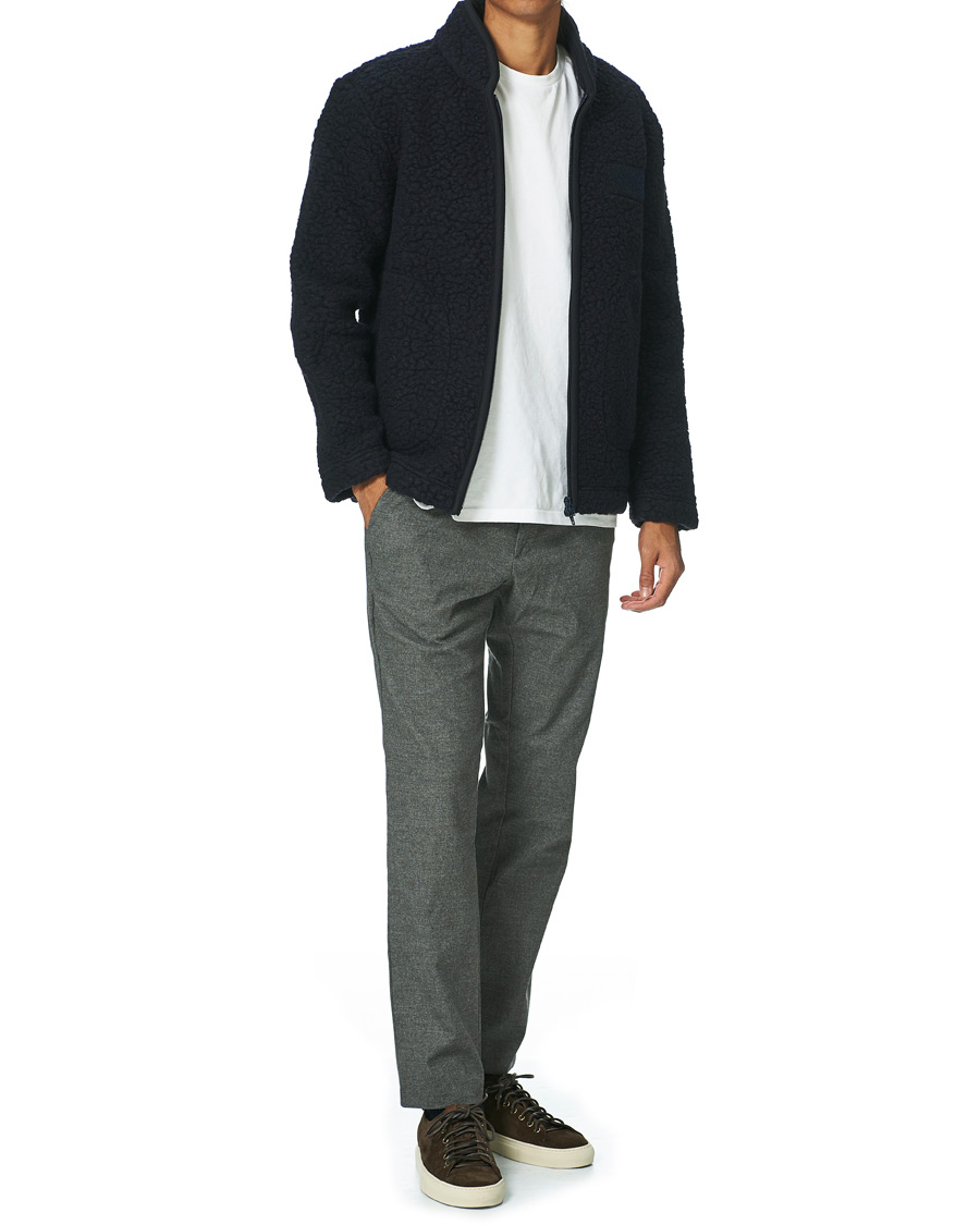 Hombres | Pantalones | NN07 | Theo Regular Fit Brushed Cotton Chinos Grey