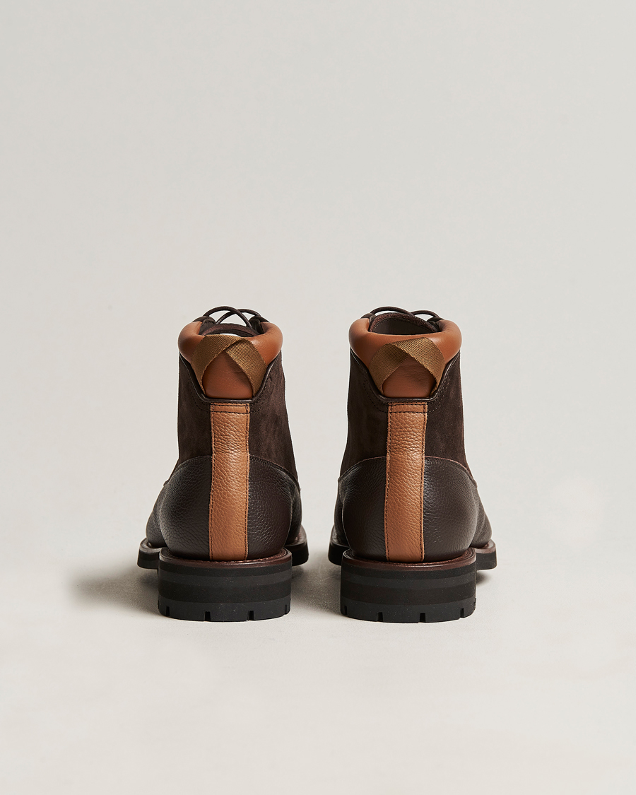 Hombres | Heschung Raphia Leather/Suede Boot Moro/Coffee | Heschung | Raphia Leather/Suede Boot Moro/Coffee