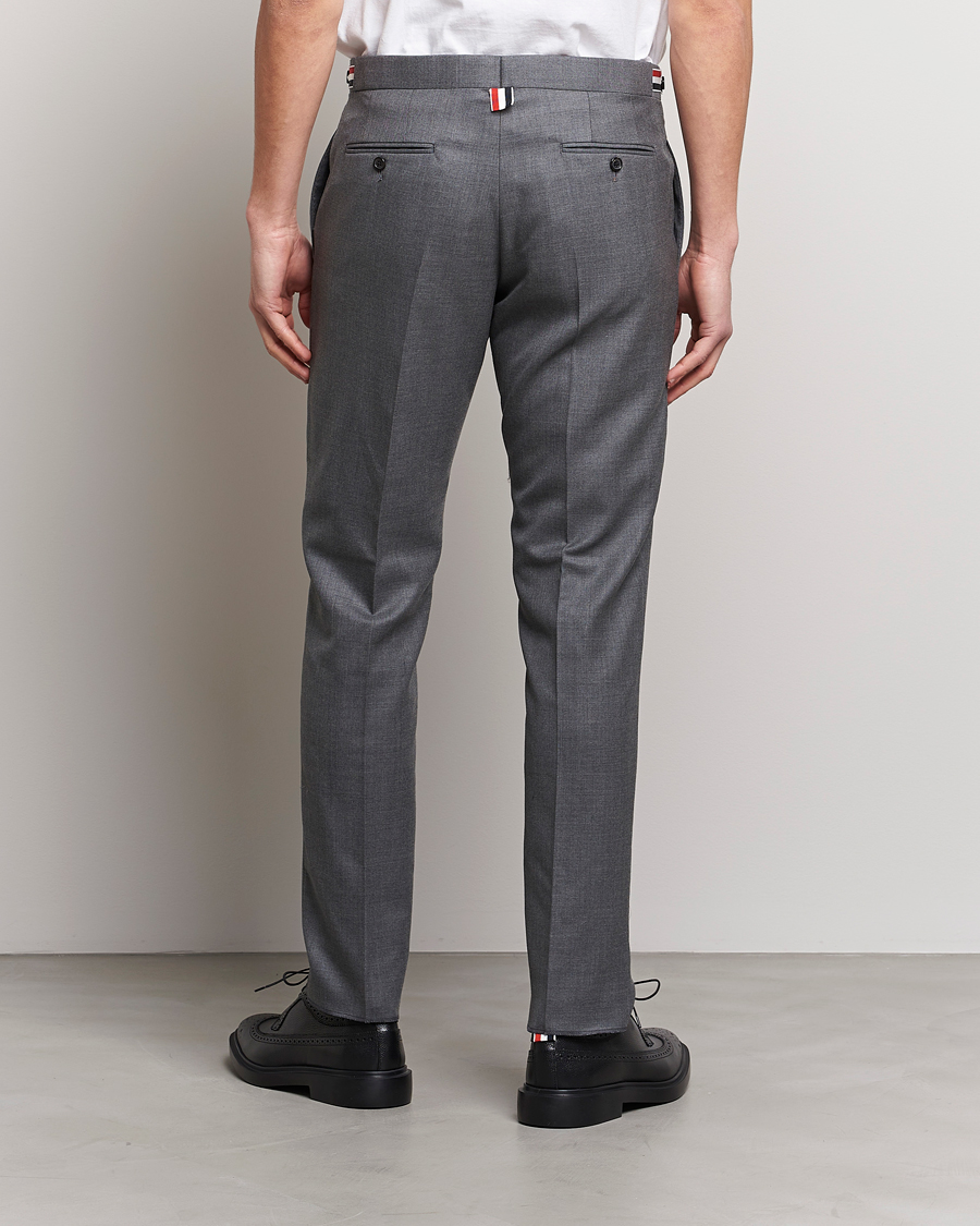 Hombres | Pantalones | Thom Browne | Super 120s Wool Trousers Medium Grey