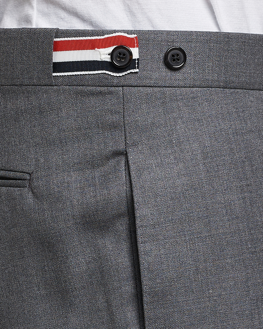 Hombres | Pantalones | Thom Browne | Super 120s Wool Trousers Medium Grey