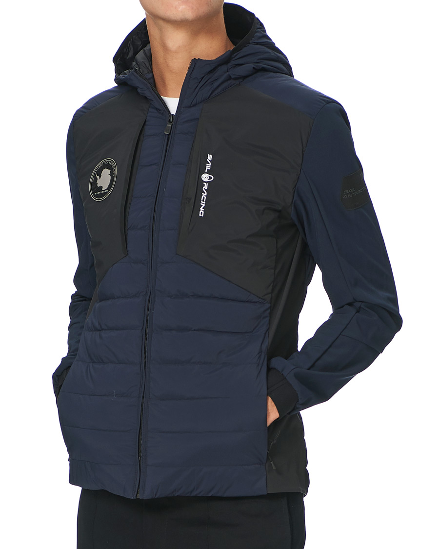 Hombres | Abrigos y chaquetas | Sail Racing | Antartica Hybrid Hooded Jacket Dark Navy