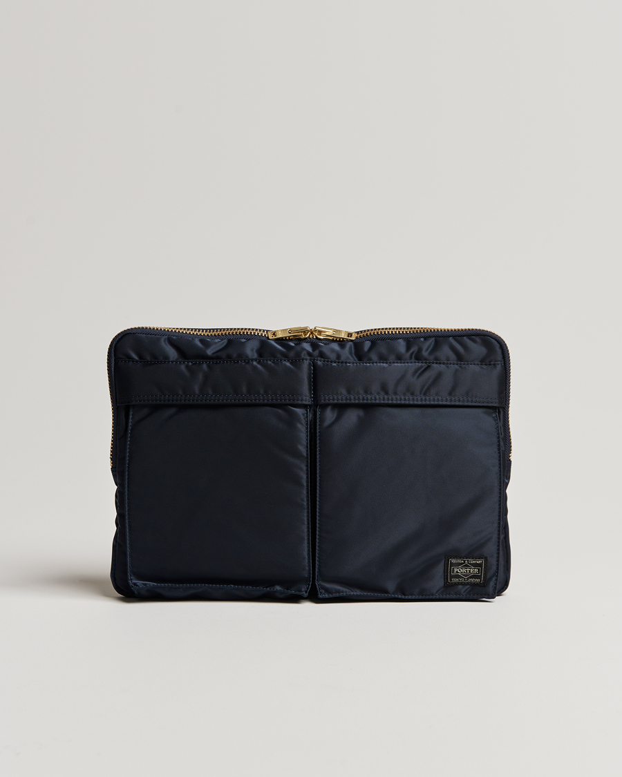 Hombres | Porter-Yoshida & Co. Tanker Document Case Iron Blue | Porter-Yoshida & Co. | Tanker Document Case Iron Blue