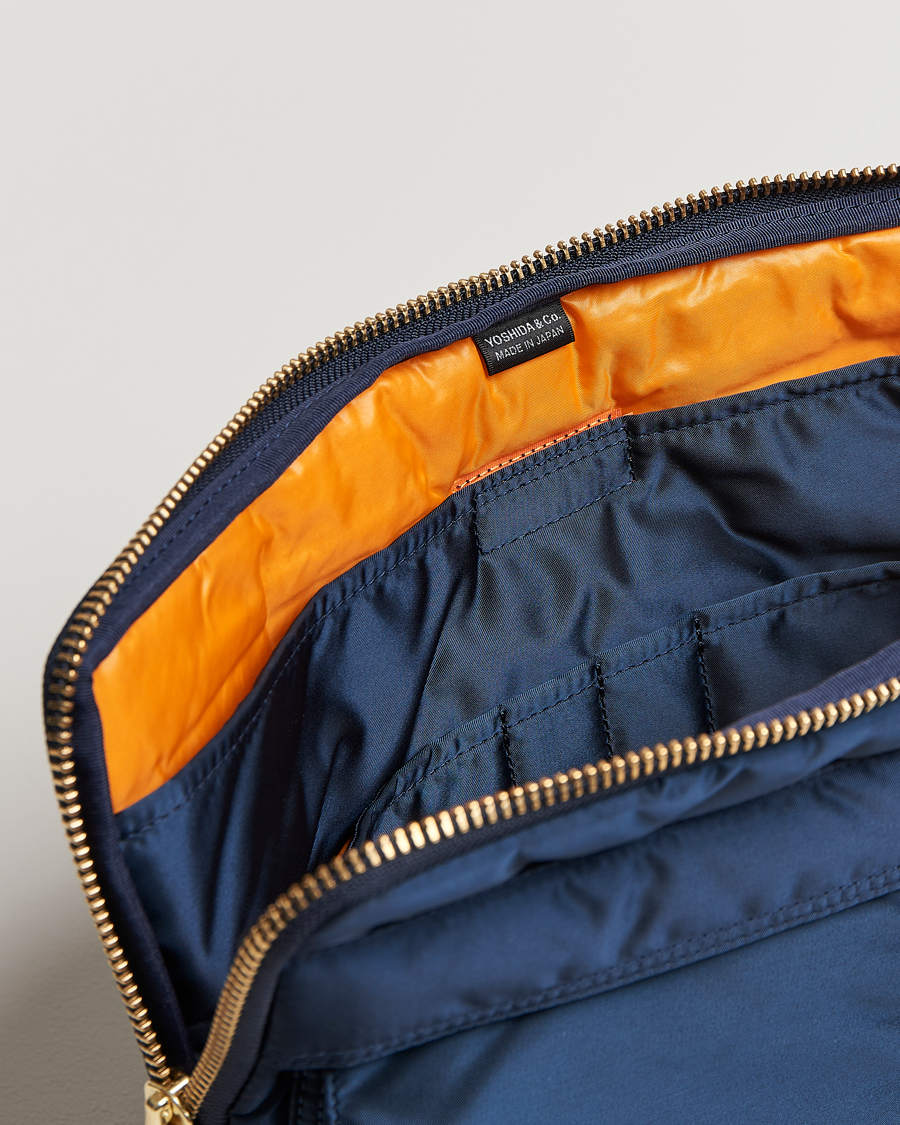 Hombres | Porter-Yoshida & Co. Tanker Document Case Iron Blue | Porter-Yoshida & Co. | Tanker Document Case Iron Blue