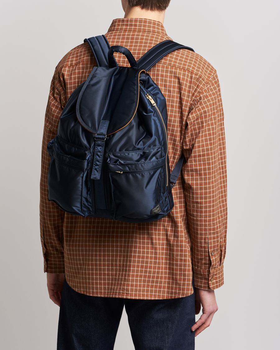 Hombres | Porter-Yoshida & Co. Tanker Rucksack Iron Blue | Porter-Yoshida & Co. | Tanker Rucksack Iron Blue