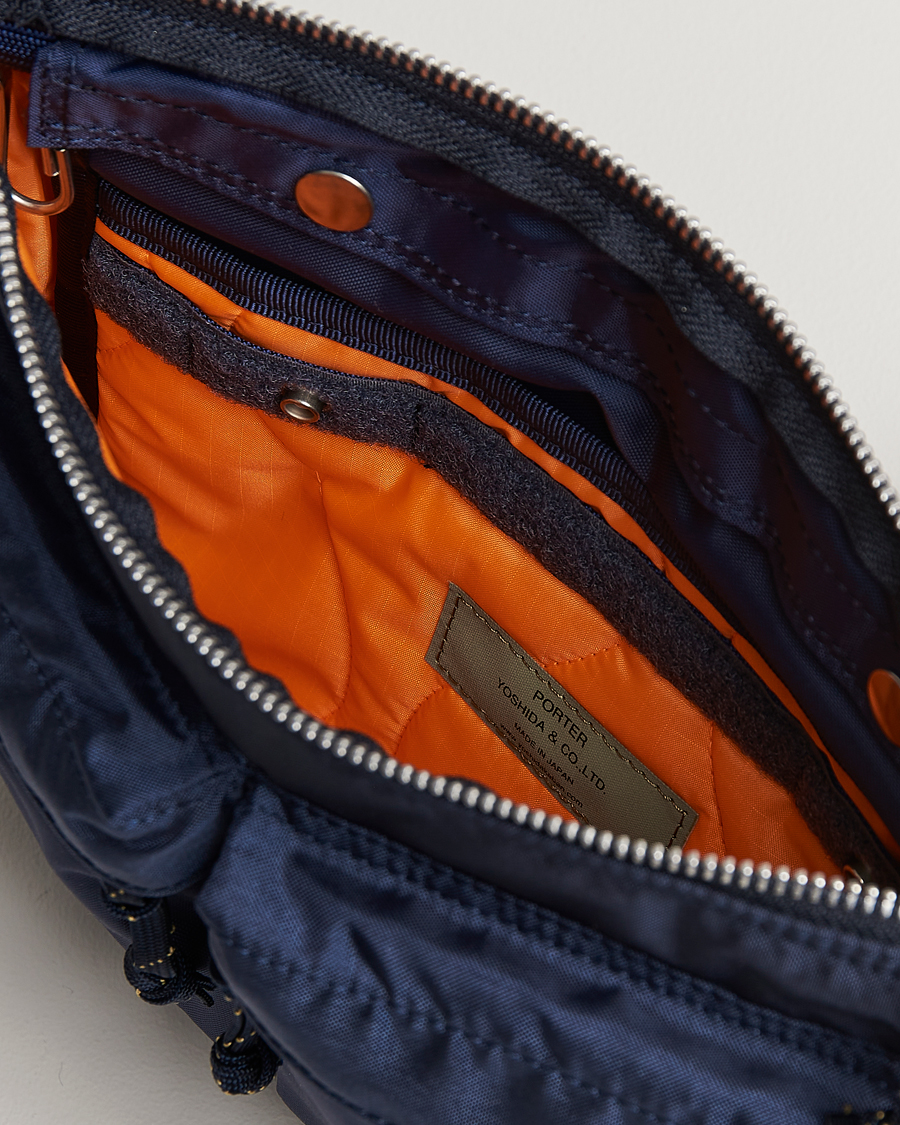 Hombres | Bolsos | Porter-Yoshida & Co. | Force Small Shoulder Bag Navy Blue