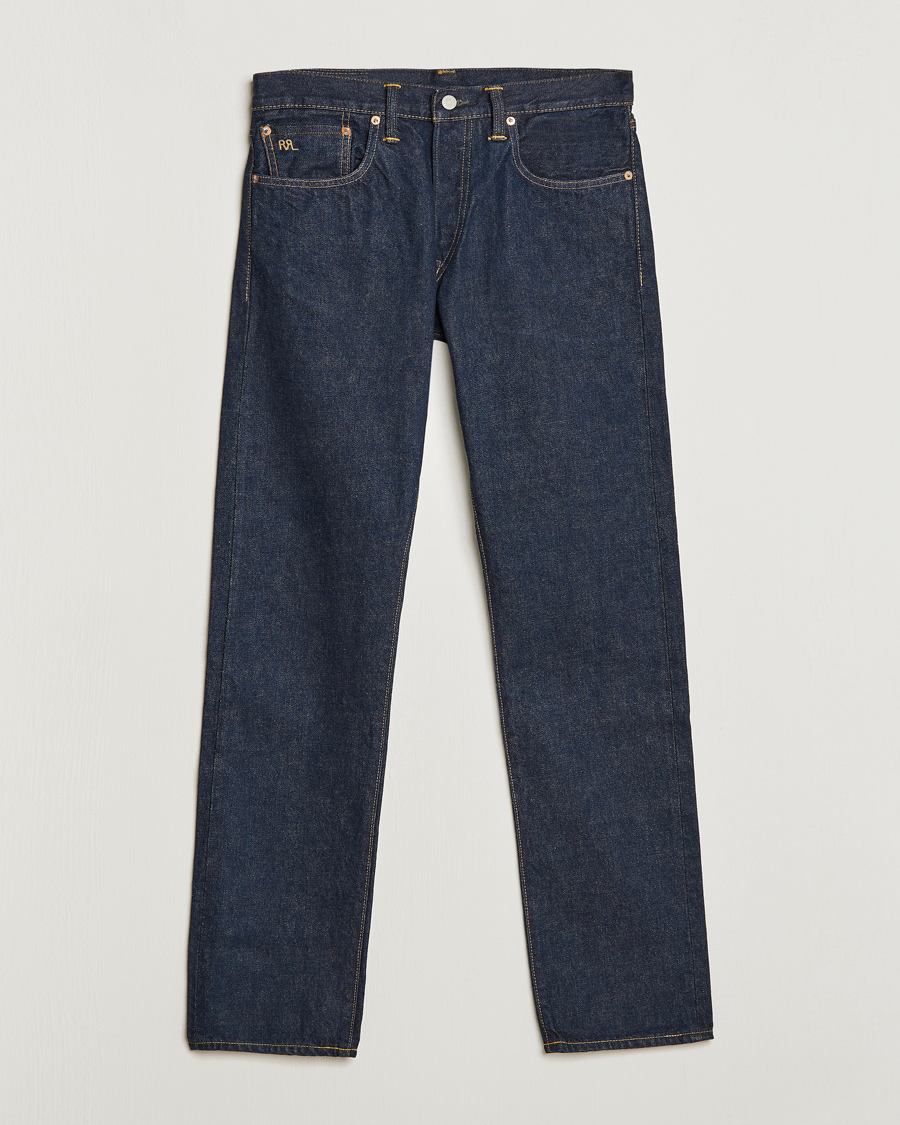 Hombres | Pantalones | RRL | Slim Fit 5-Pocket Denim Once Washed
