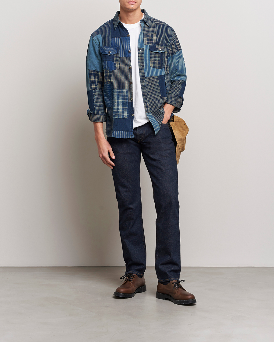 Hombres | Pantalones | RRL | Slim Fit 5-Pocket Denim Once Washed