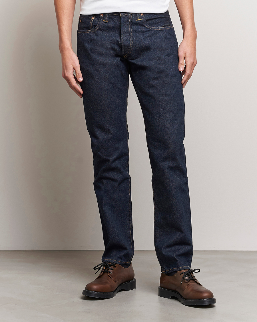 Hombres | Pantalones | RRL | Slim Fit 5-Pocket Denim Once Washed
